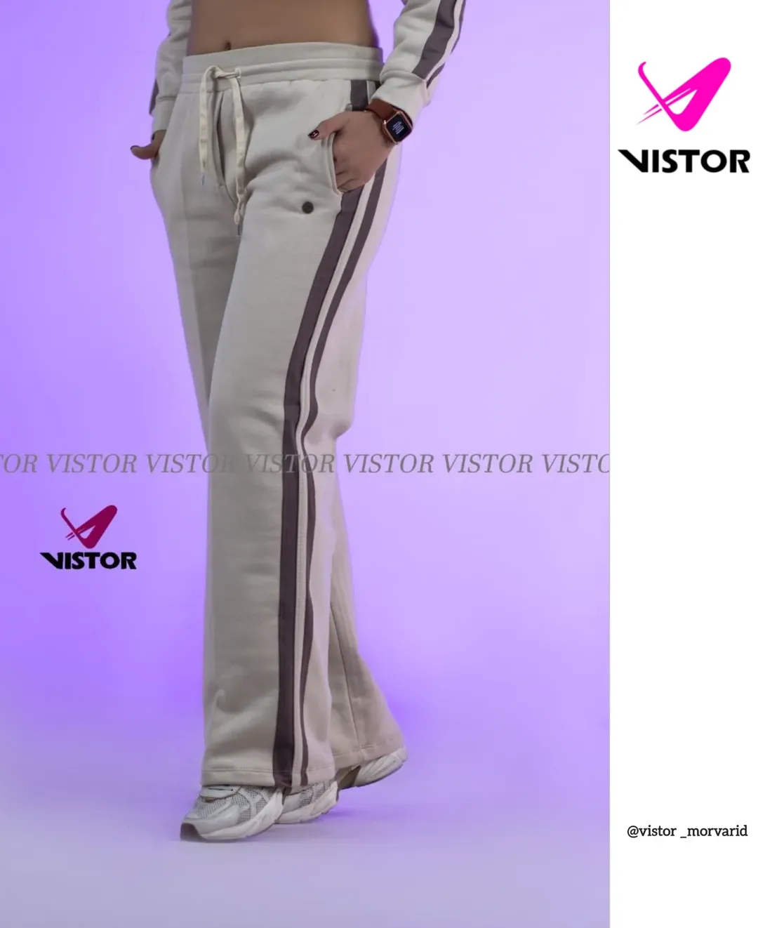 شلوار تو کرک دورس سه نخ سایز l,xl